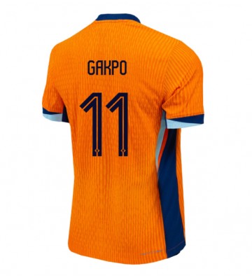 Nederländerna Cody Gakpo #11 Hemmatröja EM 2024 Kortärmad